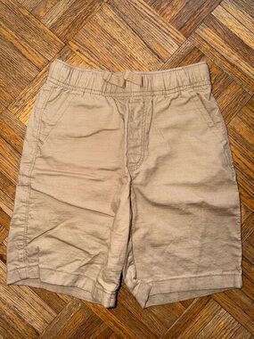 jumping beans Boys' Tan Elastic-Waist Flat Front Shorts